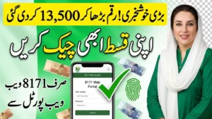 BISP 13500 Payment Check Online Through 8171 Portal & SMS Method